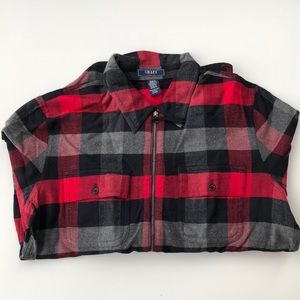 Chaps Denim Red Long Sleeved Flannel